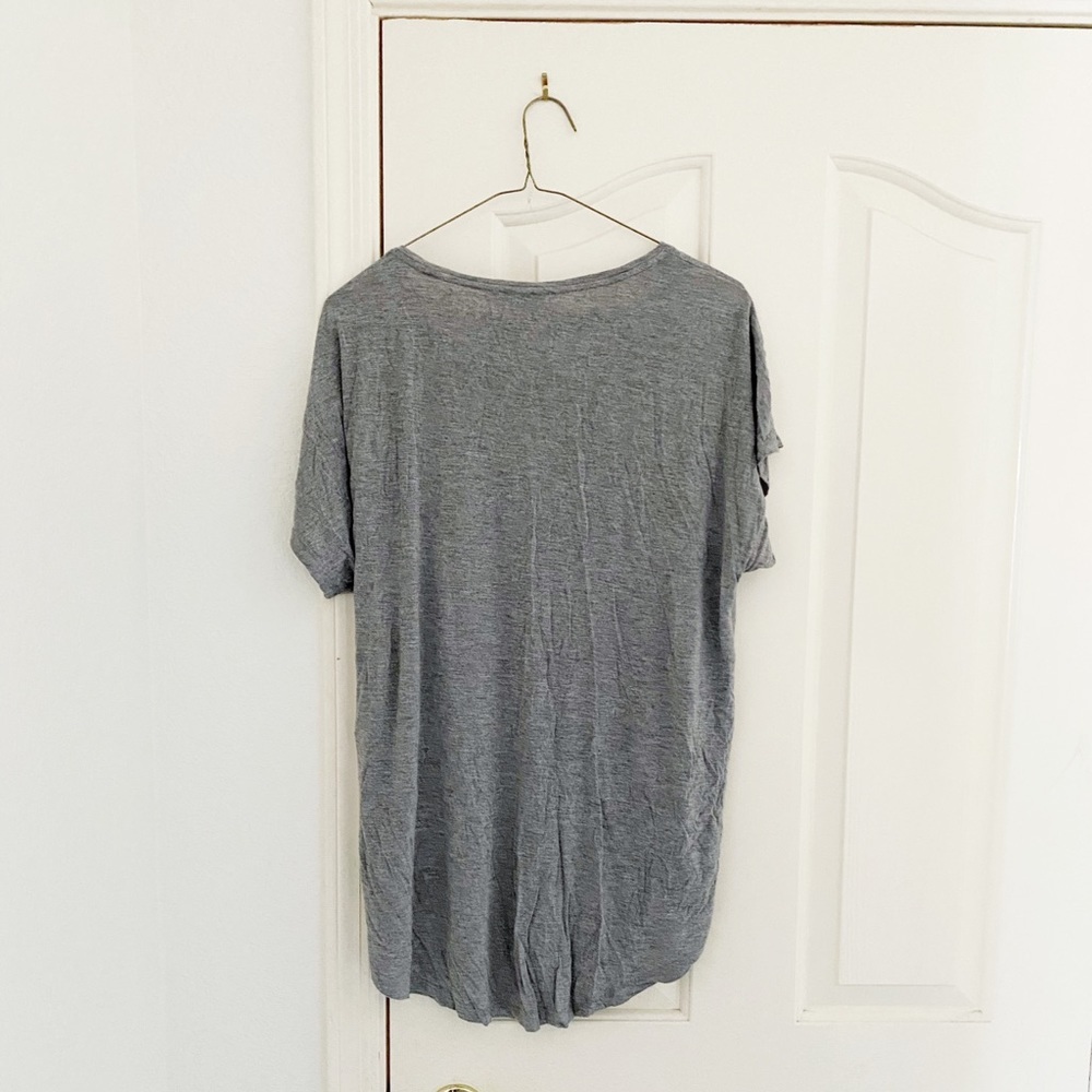 H&M Gray Eagle Print Short Sleeve T Shirt - Picture 3 of 3